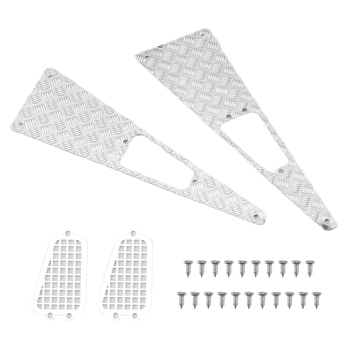 ABYB for MN D90 D99S MN99S 1/12 RC Car Upgrade Parts Metal Anti-Skid Plate Intake Grille Accessories