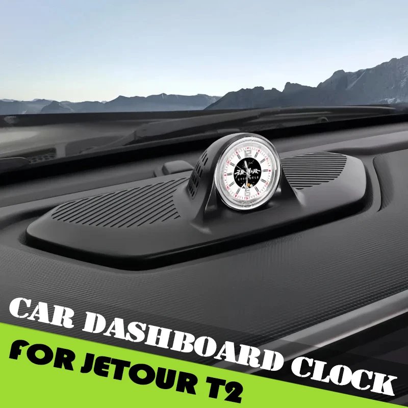 Auto Instrument Panel Dashboard Clock Fit for Jetour Traveler T2 2023 2024 2025 Car Central Control Dashboard Clock Accessories