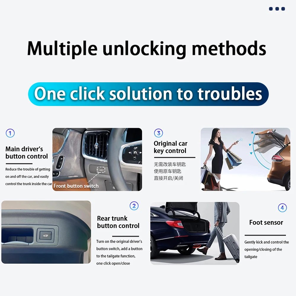 Automatic Smart Tailgate System for Jetour X90 Plus & X95