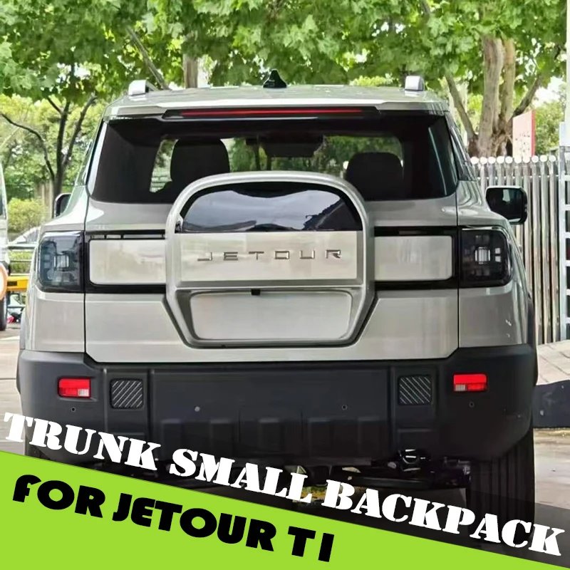 Auto Trunk Backpack Fit for Jetour Shanhai T1 2024 2025 Modified Car Trunk Backpack Storage Box Car Exterior Accessories