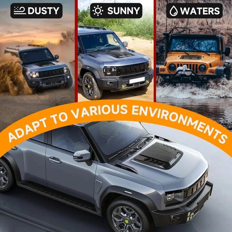 Chery JETOUR Traveller T2 Black Bonnet Hood Vent Cover