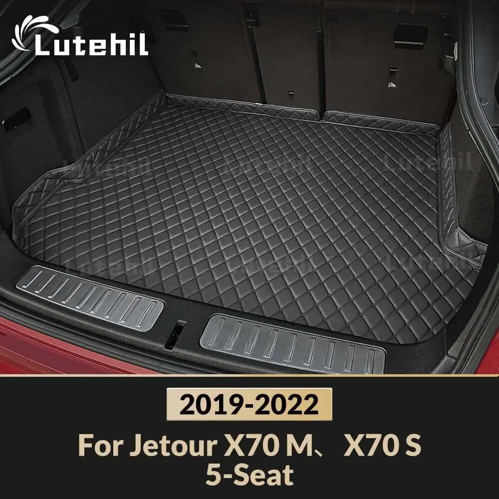 For Jetour X70 M、X70 S 5-Seat 2019-2022 Custom Car Trunk Mat Anti-dirty Pad Protective Pad Cargo Liner Auto Interior Accessories