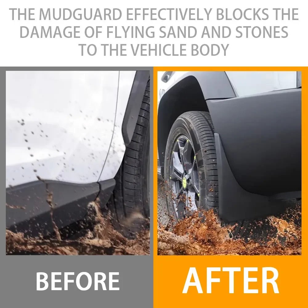 Jetour T2 2023-2024 Car Mudguards - Front & Rear Splash Guards