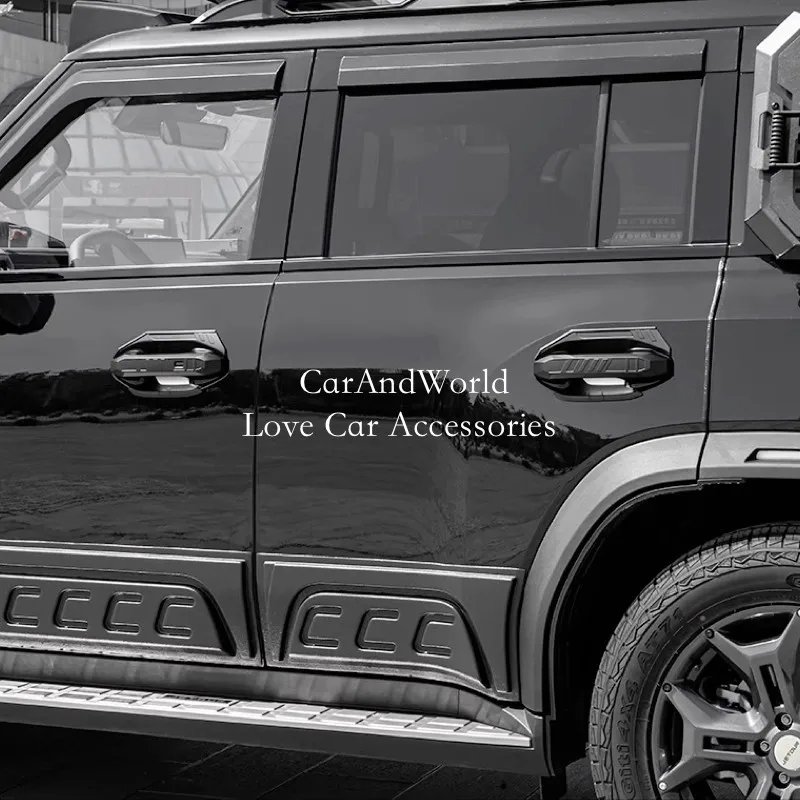 Jetour T2 Traveller 2023-2025 Carbon Fiber Door Handle Covers