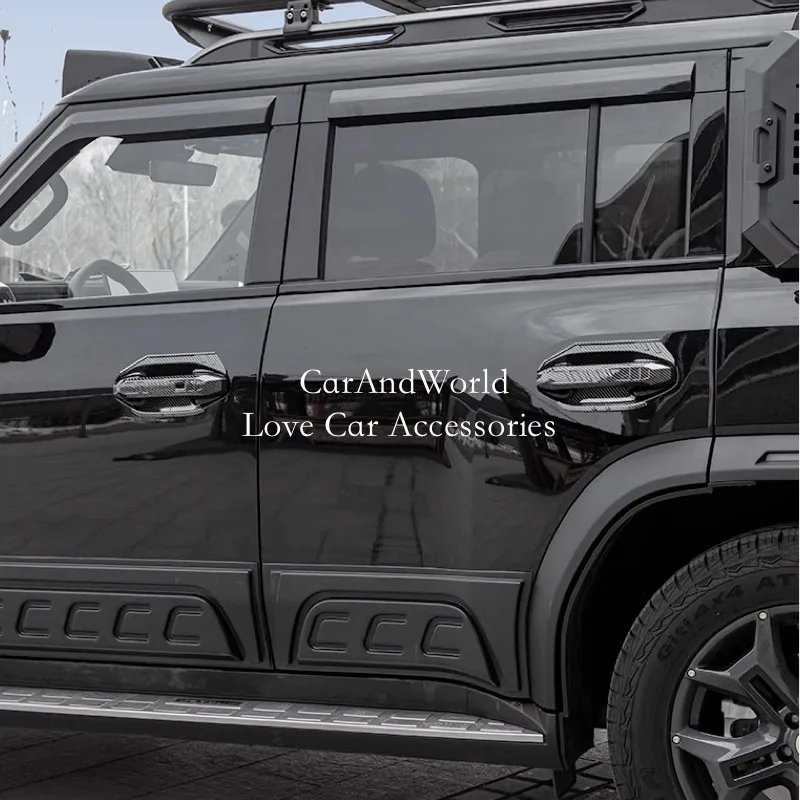 Jetour T2 Traveller 2023-2025 Carbon Fiber Door Handle Covers