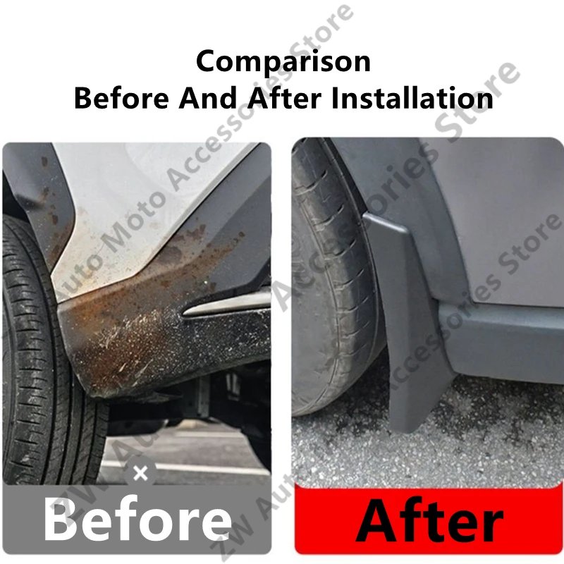 JETOUR X70 2018-2019 Mudguards - Durable Mud Flaps & Fender Protectors