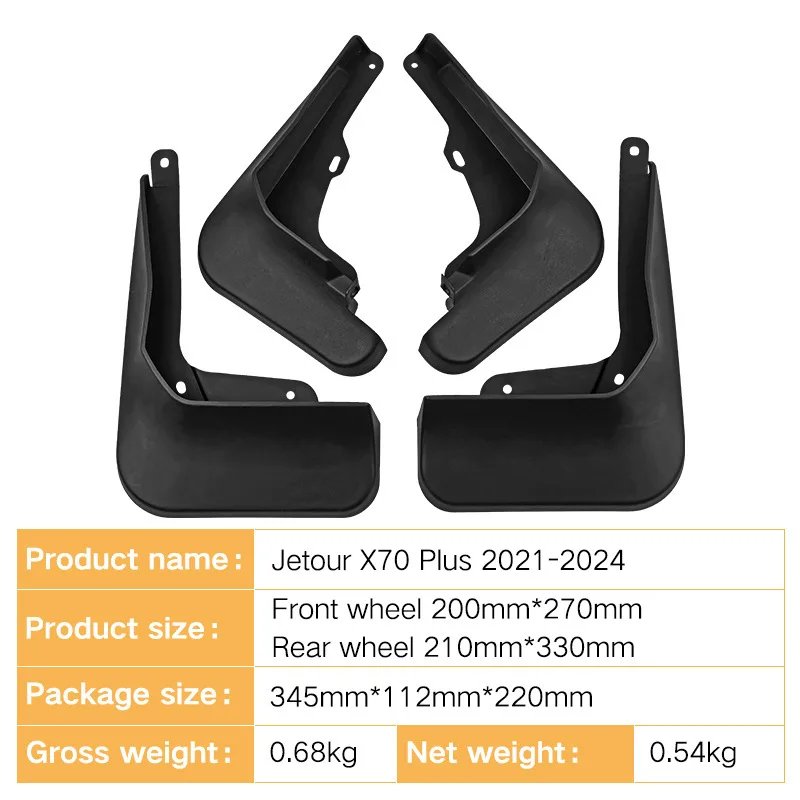 JETOUR X70 PLUS 21-24 Car Mudguard Decorative Panel & Wheel Trim