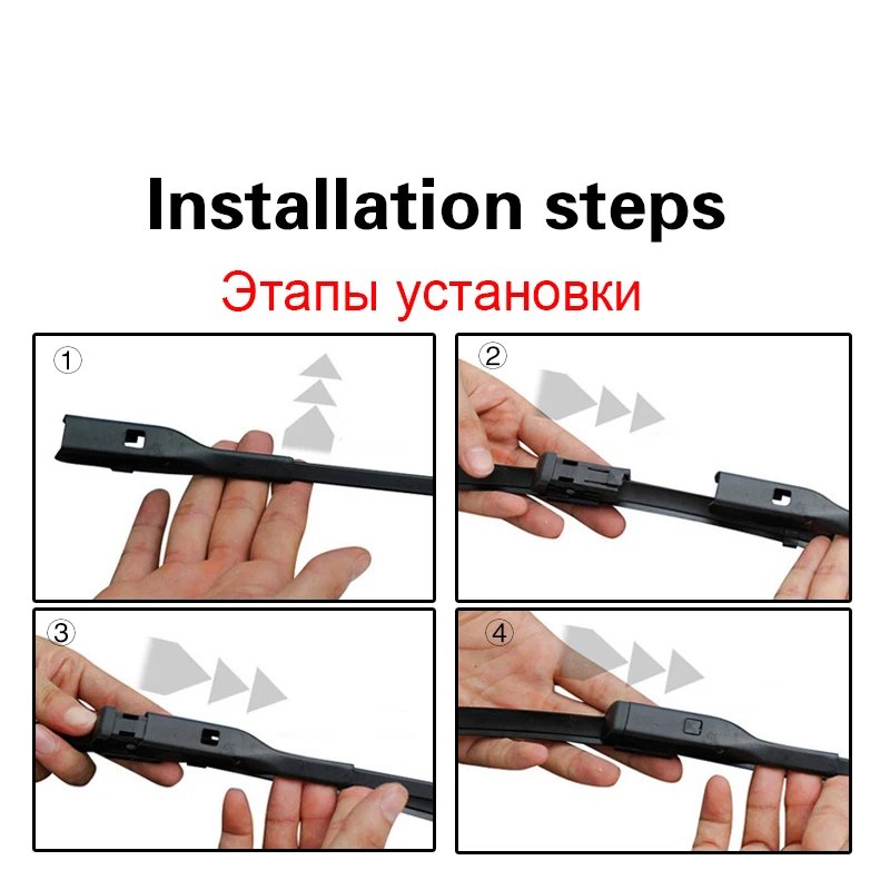 Jetour X70 X70s Wiper Blade Set - Front & Rear 24"/19"/10