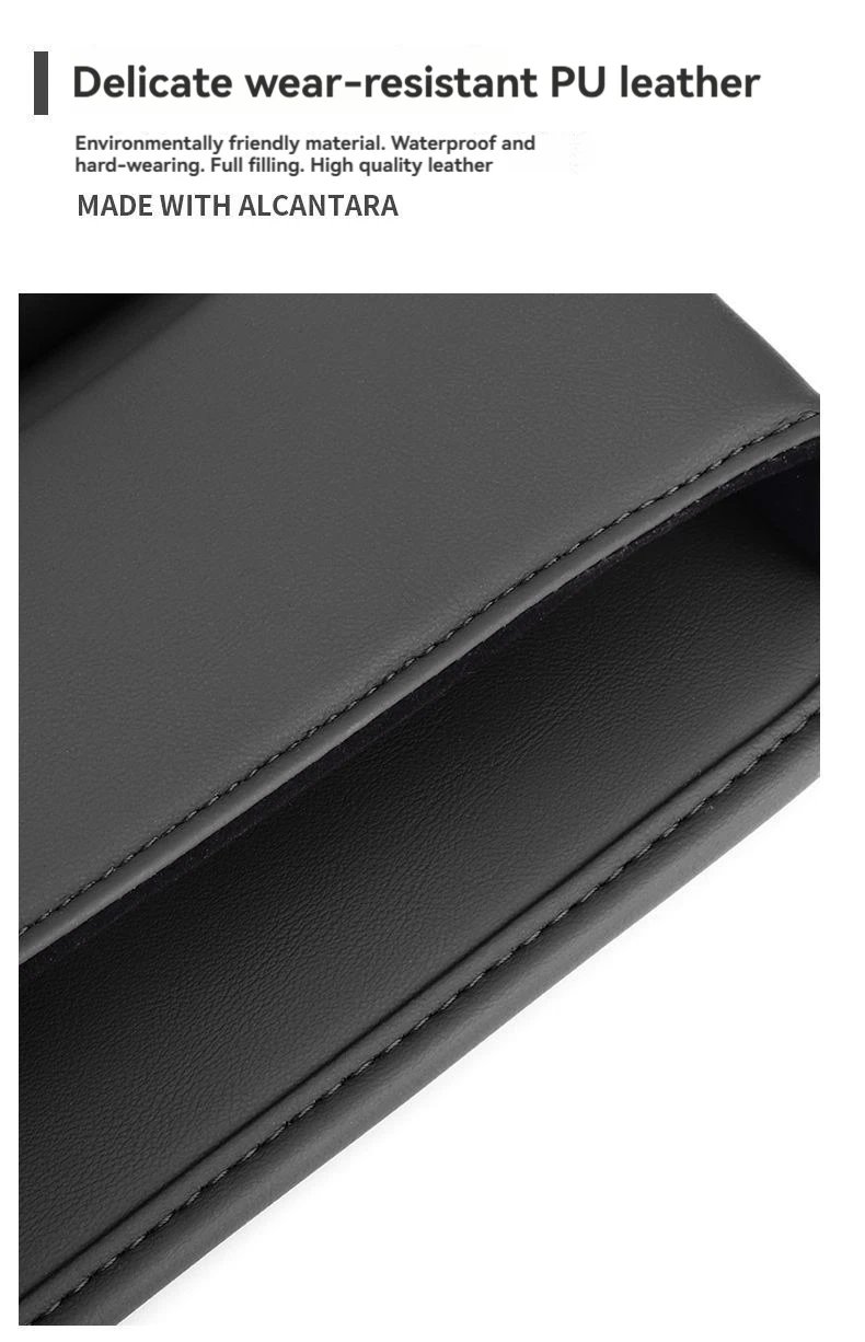 Leather Car Seat Organizer with Cup Holder for Jetour X70/X90/X95