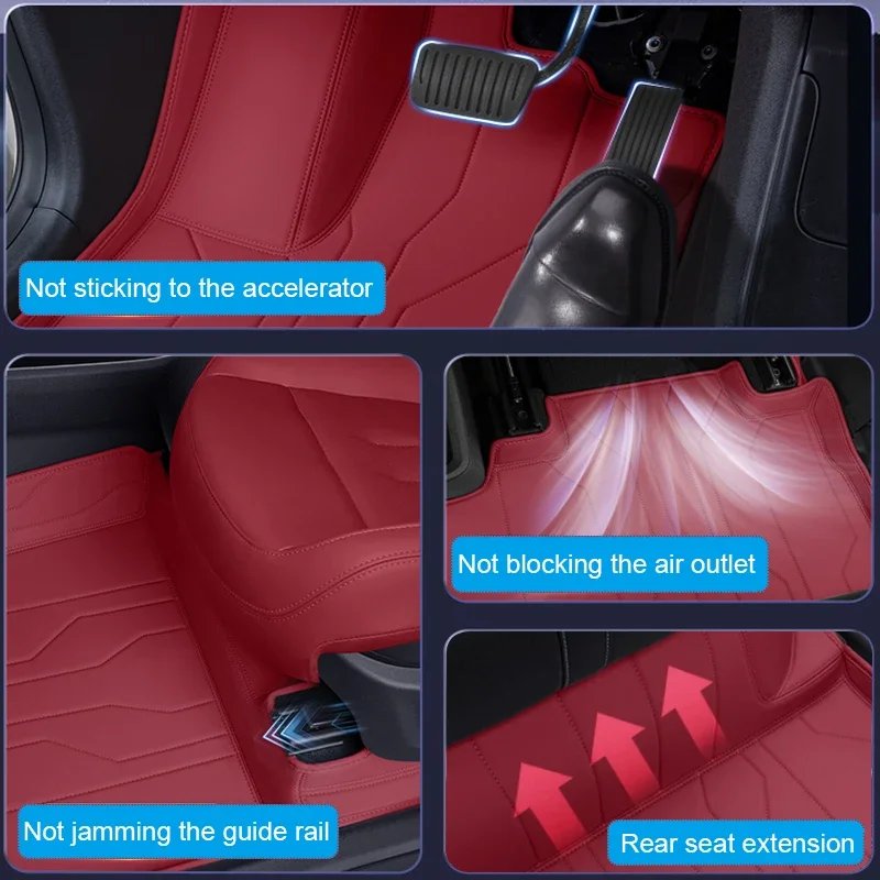 Luxury Custom Nappa Leather Floor Mats for JETOUR X70 PLUS 2020-2026