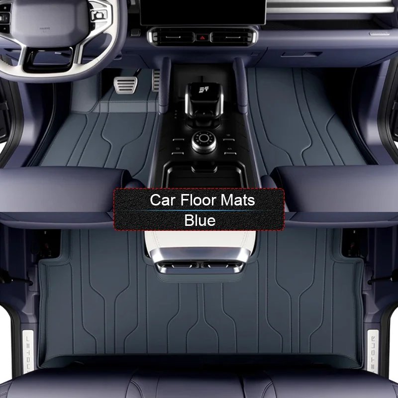 Luxury Waterproof Nappa Leather Car Foot Mat for JETOUR T2