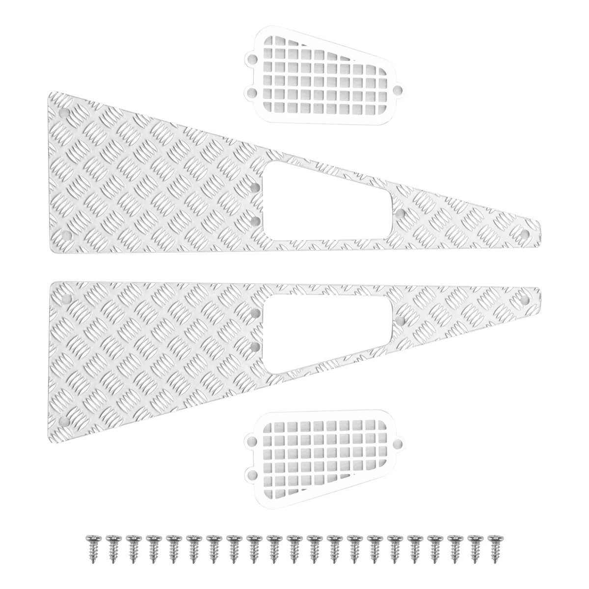 Metal Anti-Skid Plate & Grille for MN D90 D99S MN99S RC Car