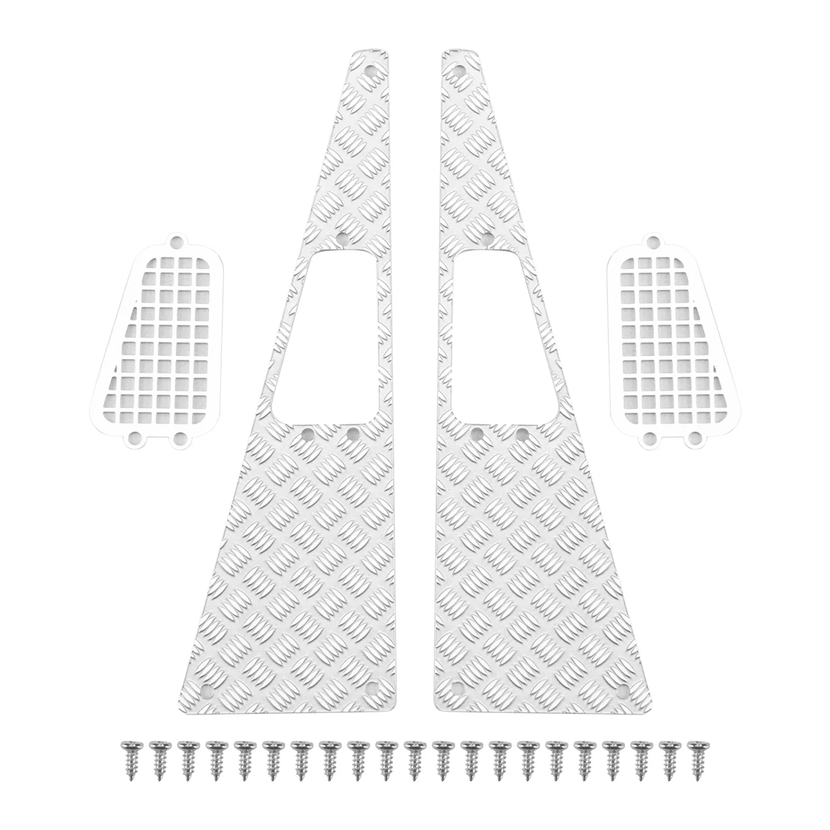 Metal Anti-Skid Plate & Grille for MN D90 D99S MN99S RC Car