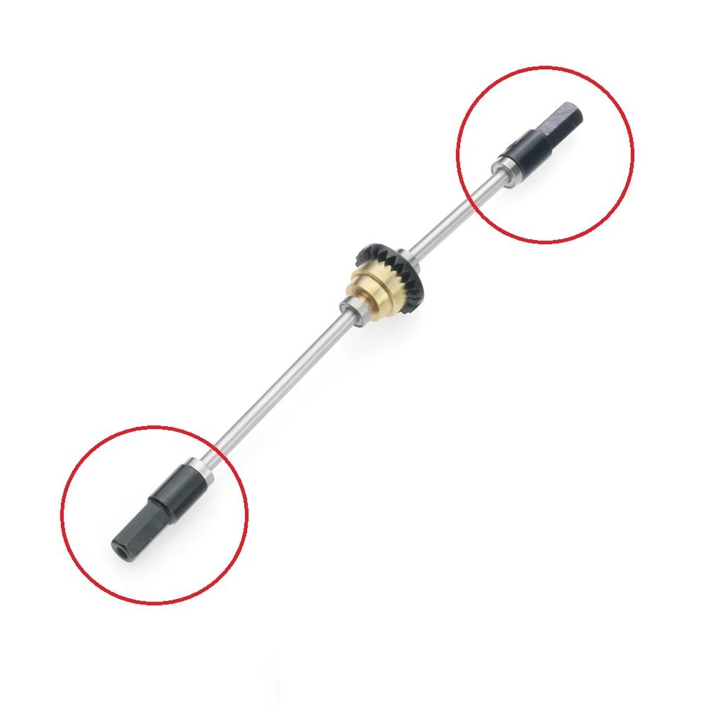 Metal Rear Axle Shafts (4 Pcs) for WPL & MN RC Cars Upgrade
