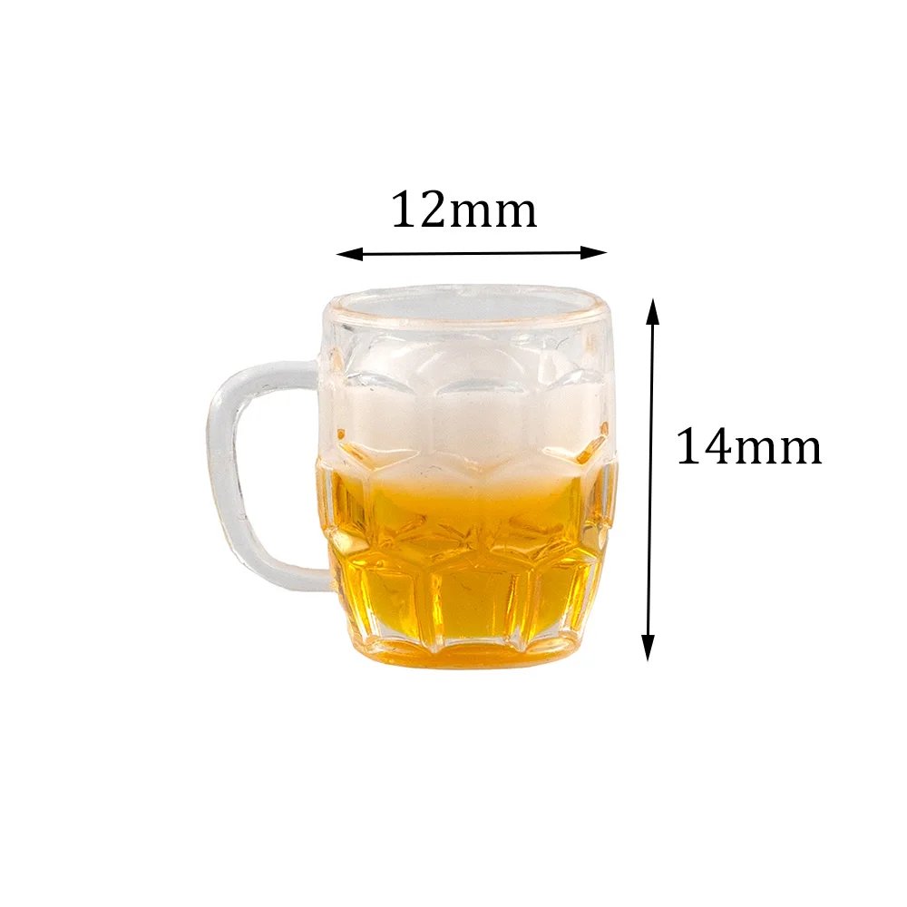 Mini Beer Mug Accessories for 1/10 RC Rock Crawlers - 2 Pcs