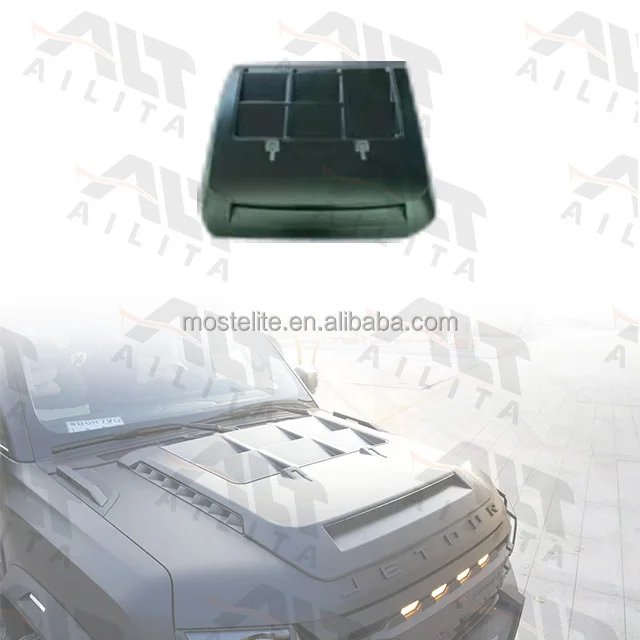 New Design ABS Warframe Front Engine Hood Bonnet Cover For Jetour T2 Traveler Accessories