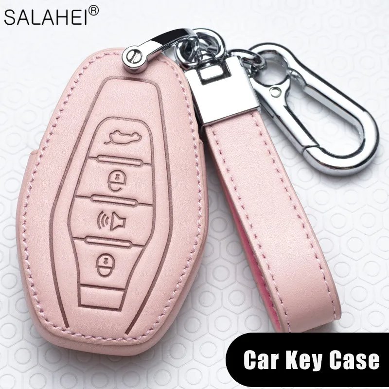 Premium Leather Key Case for Chery Jetour X70/X90/X95 2023-2024