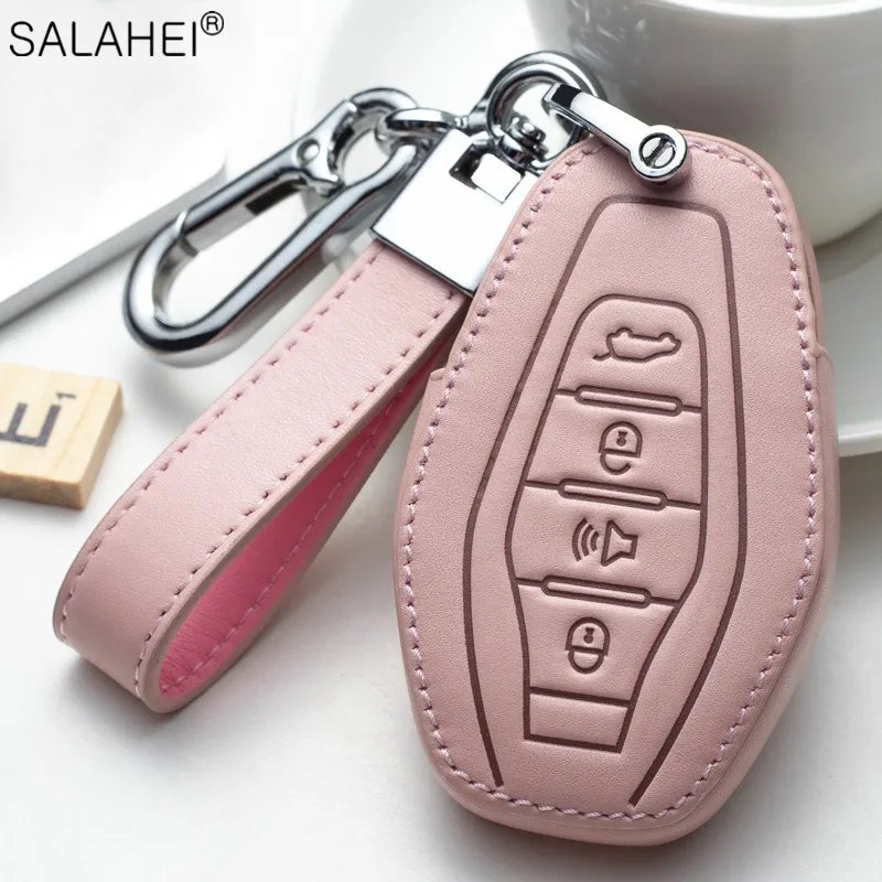 Premium Leather Key Case for Chery Jetour X70/X90/X95 2023-2024