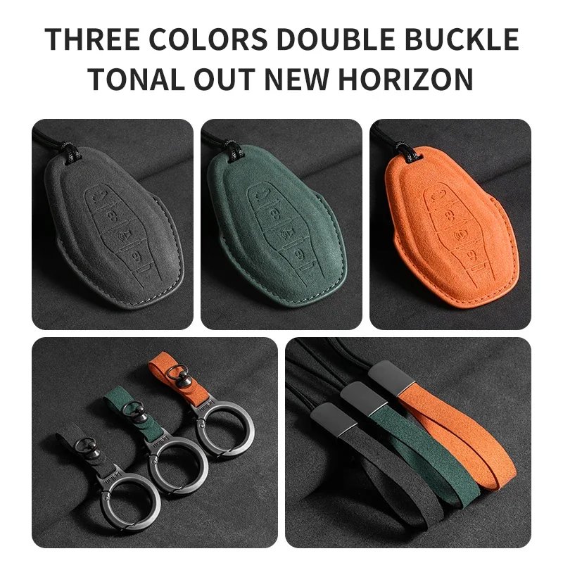 Premium Suede Key Case for Chery Jetour & Dashing Models 2022-2023