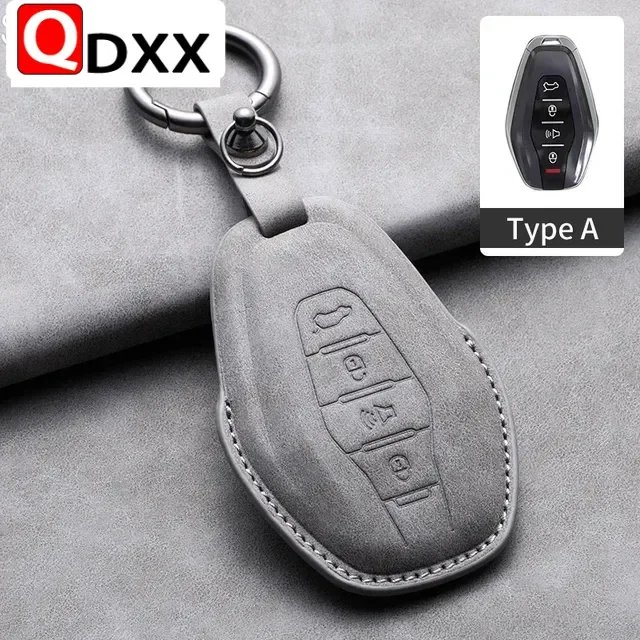 Sheepskin Car Key Case Cover for JETOUR & Chery Models 2022-2023