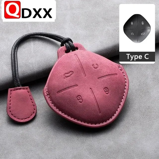 Sheepskin Car Key Case Cover for JETOUR & Chery Models 2022-2023