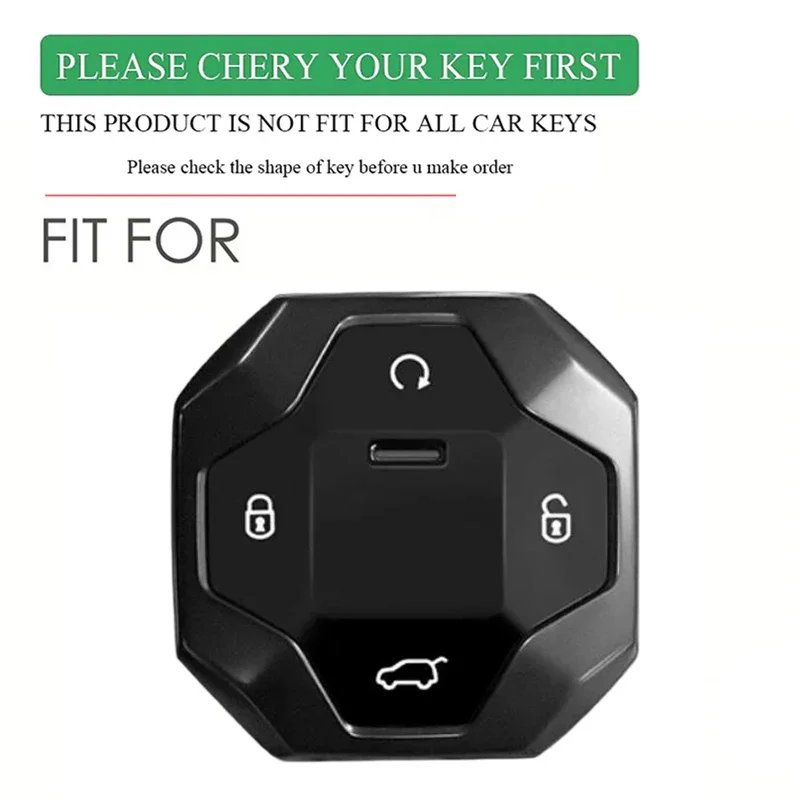 Silicone Car Key Case Cover for Chery Jetour & Genesis Models