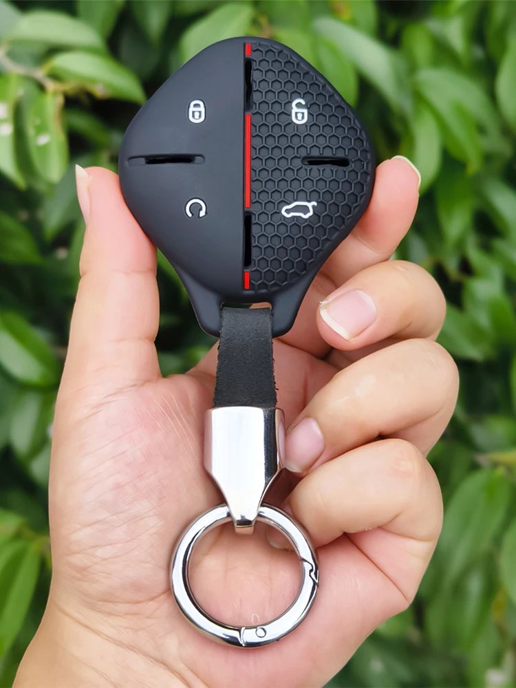 Silicone Car Key Cover for Chery Jetour Dashing L6 - 2 Pack