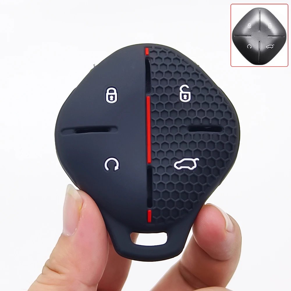 Silicone Car Key Cover for Chery Jetour Dashing L6 - 2 Pack