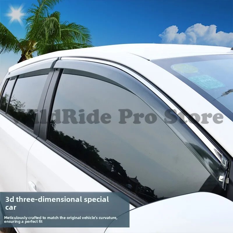 Stainless Steel Rain Visor Set for JETOUR X70 X90 Windows