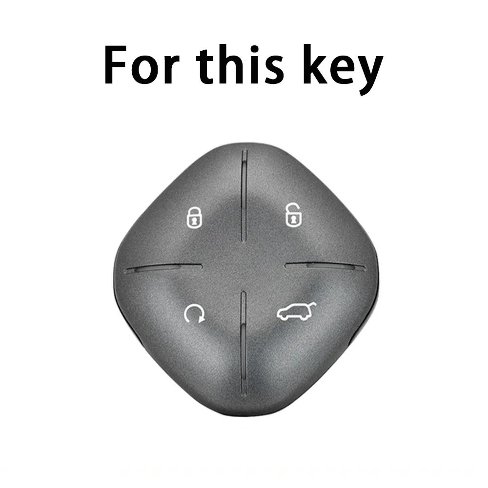 TPU Full Cover Car Key Case for Chery Dashing X-1 Plus 2022-2023