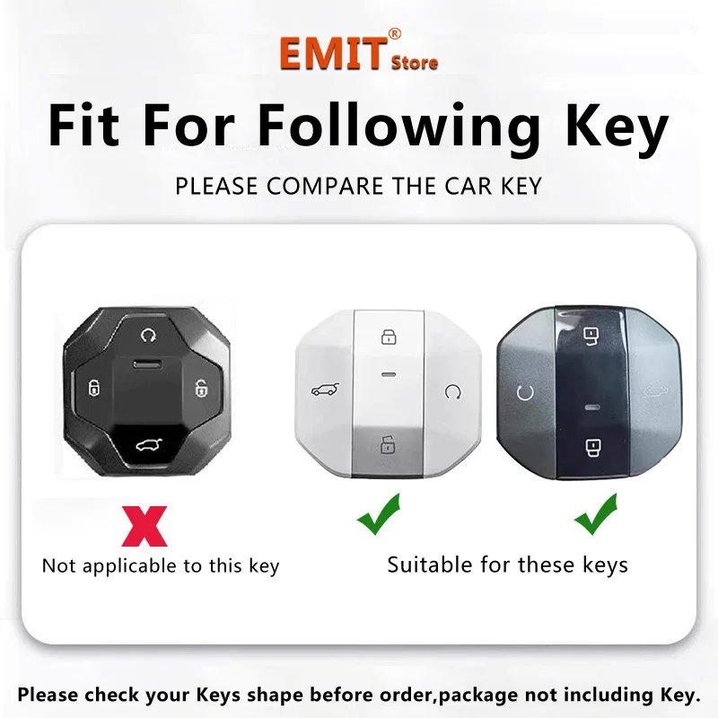 Zinc Alloy Key Cover for Jetour Traveller T1/T2 2025-2026