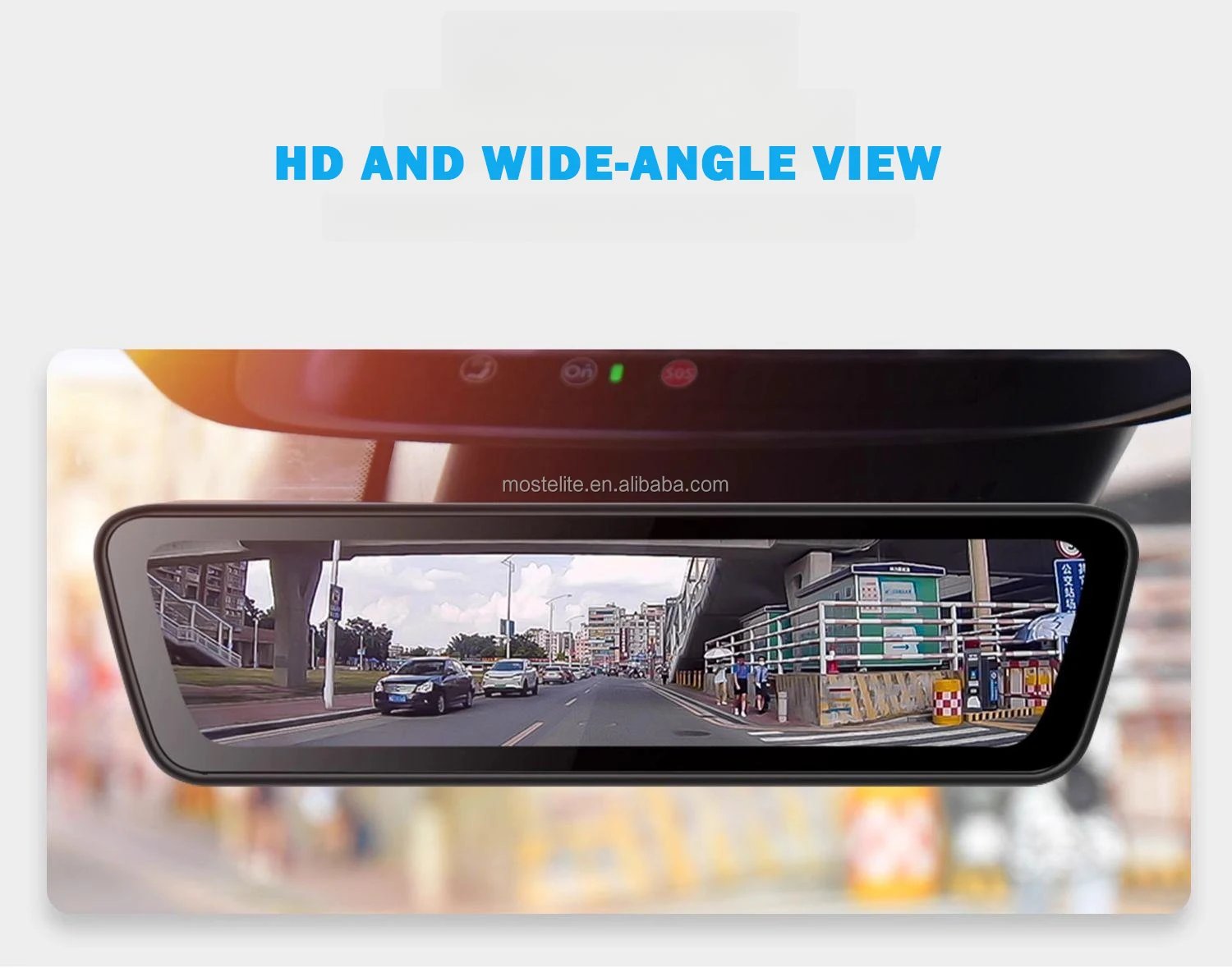 2025 1080P Dash Cam Rearview Mirror for Jetour T2