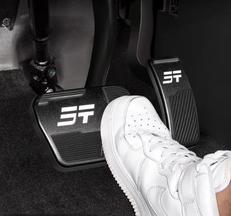 Aluminum Alloy Anti-Slip Throttle Brake Pedal Cover for Jetour T2
