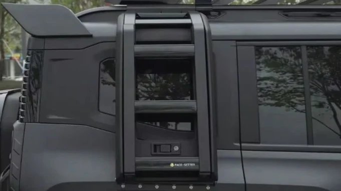 Aluminum Folding Side Ladder for Jetour T2 Traveller Upgrade