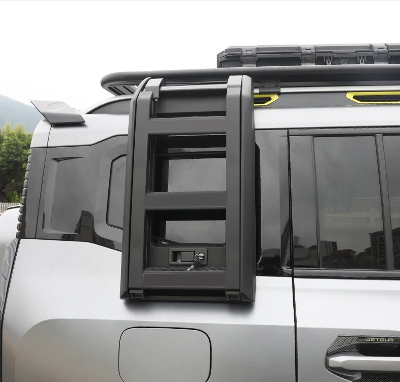 Aluminum Folding Side Ladder for Jetour T2 Traveller Upgrade