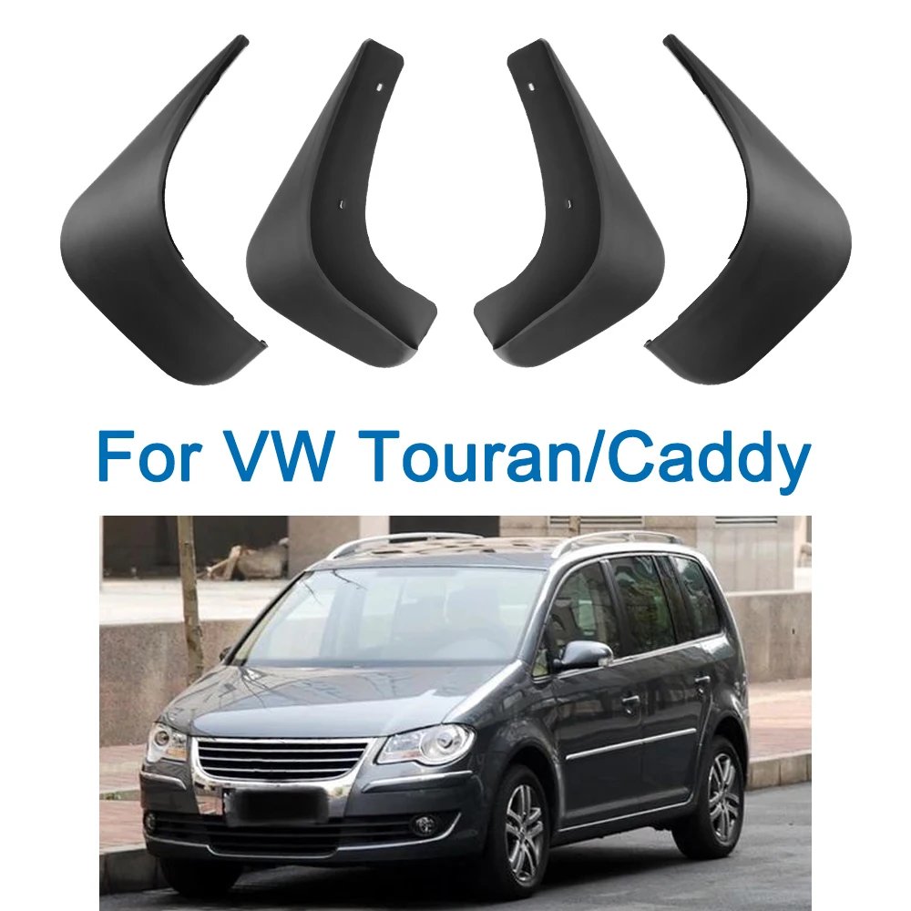 Car-styling Front Rear Mudguards Fender Car Accessories 4pcs/set Mud Flaps For VW Touran Caddy Splash Guards