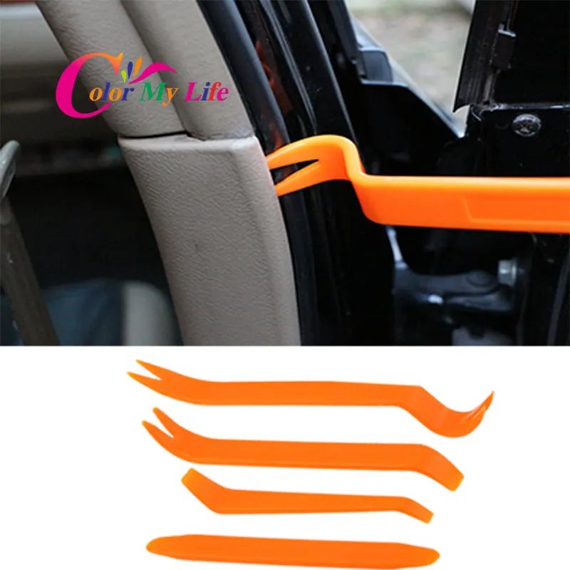 Car Styling Car Radio Disassembly Tool 4PCS/Set for Honda Crf 450 Nissan Qashqai Kia Sportage QL Golf Mk4 Renault Clio 4 Kadjar
