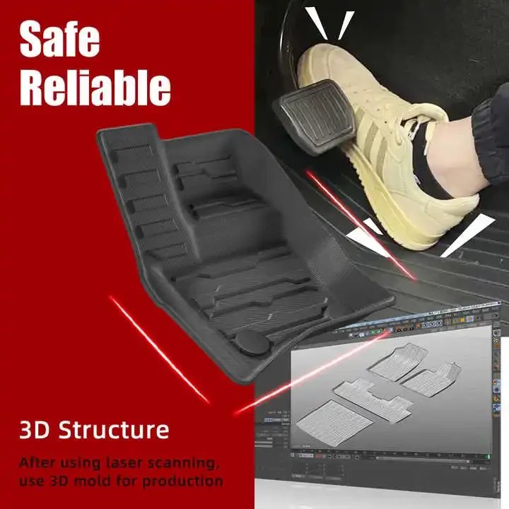 Custom 3D Waterproof Floor Mats for Land Rover Defender 110