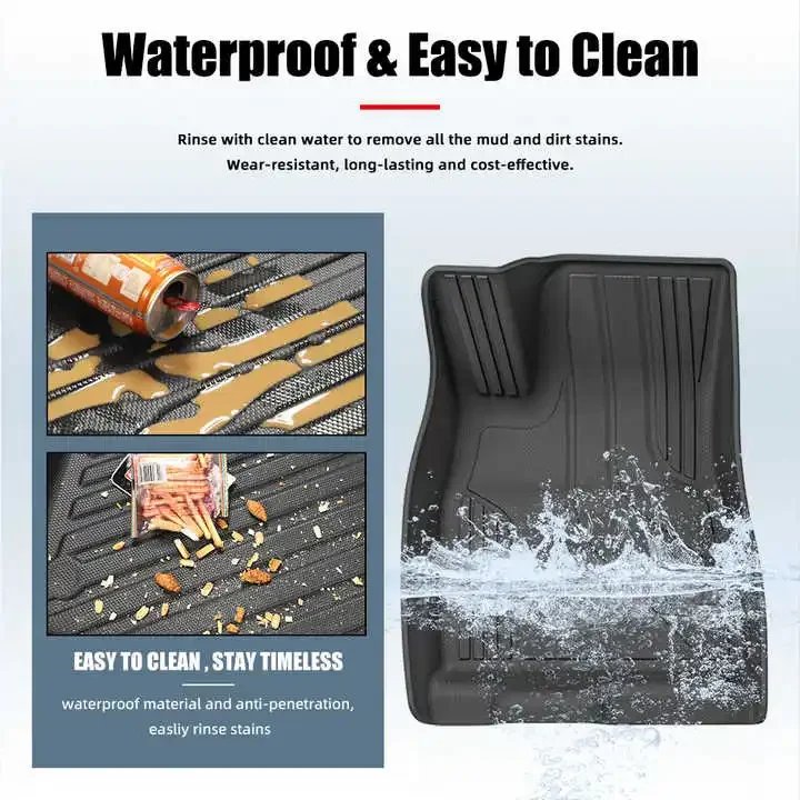 Custom 3D Waterproof Floor Mats for Land Rover Defender 110