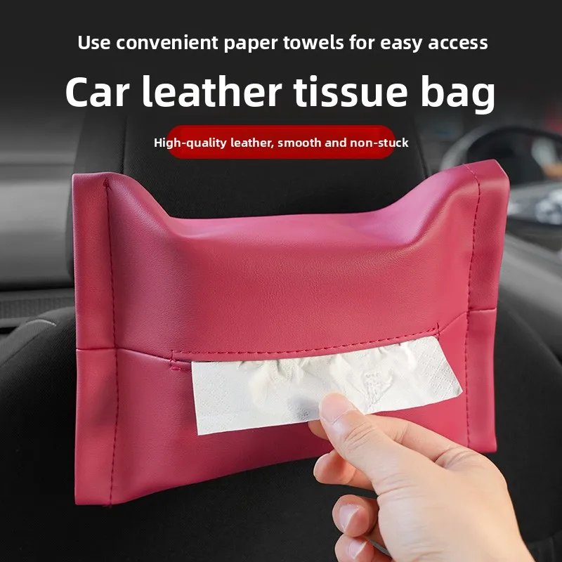 For Chery Jetour Dashing 2024 2025 Car Armrest Box Tissue Holder Bag Seat Back/Sun Visor Hanging Tissue Storage Case Accessories