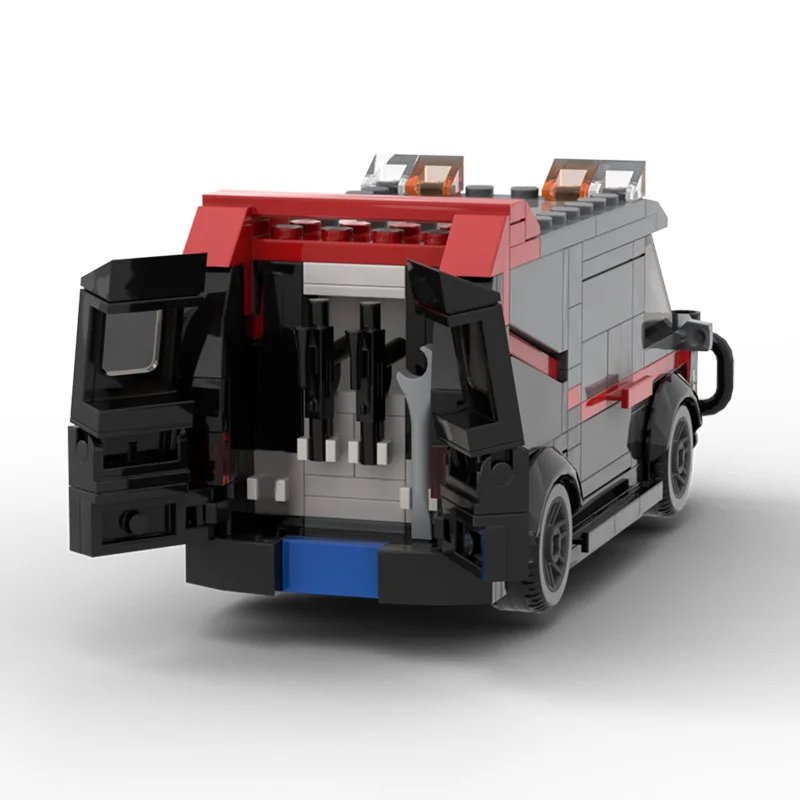 High-Tech A-Team Van Building Blocks Set for Kids