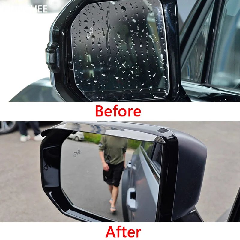 JETOUR T2 Rearview Mirror Rain Eyebrow Guard 2024-2026