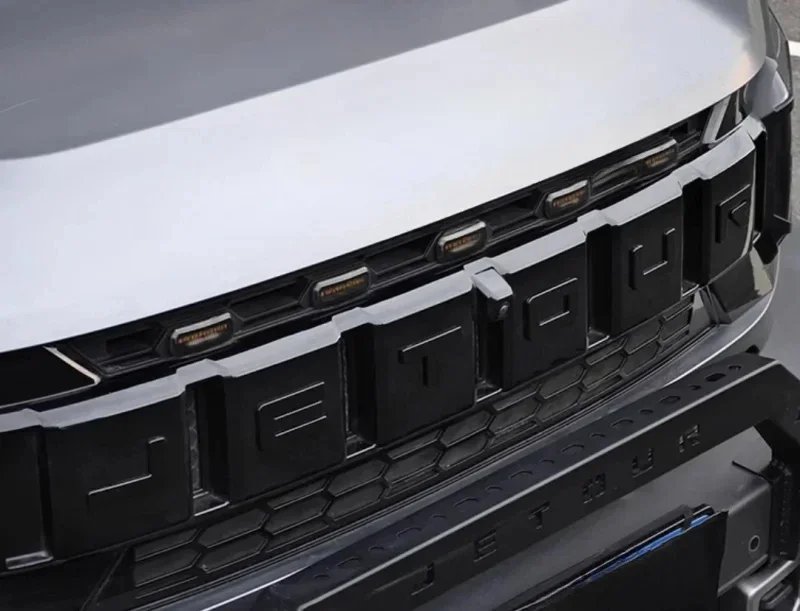 Jetour Traveller T2 2023-2025 Black Grille Light Markers