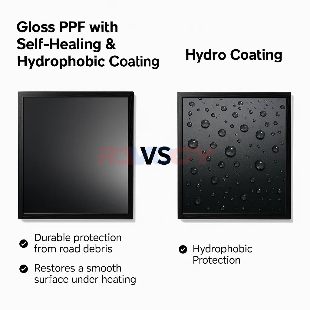 Jetour X90 Plus 2024-2025 Precut Glossy Matte Black PPF Kit