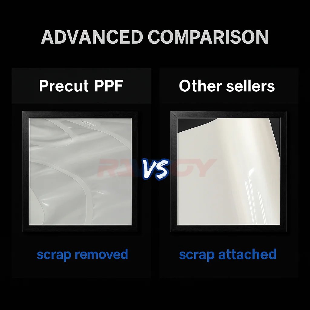 Jetour X90 Plus 2024-2025 Precut Glossy Matte Black PPF Kit