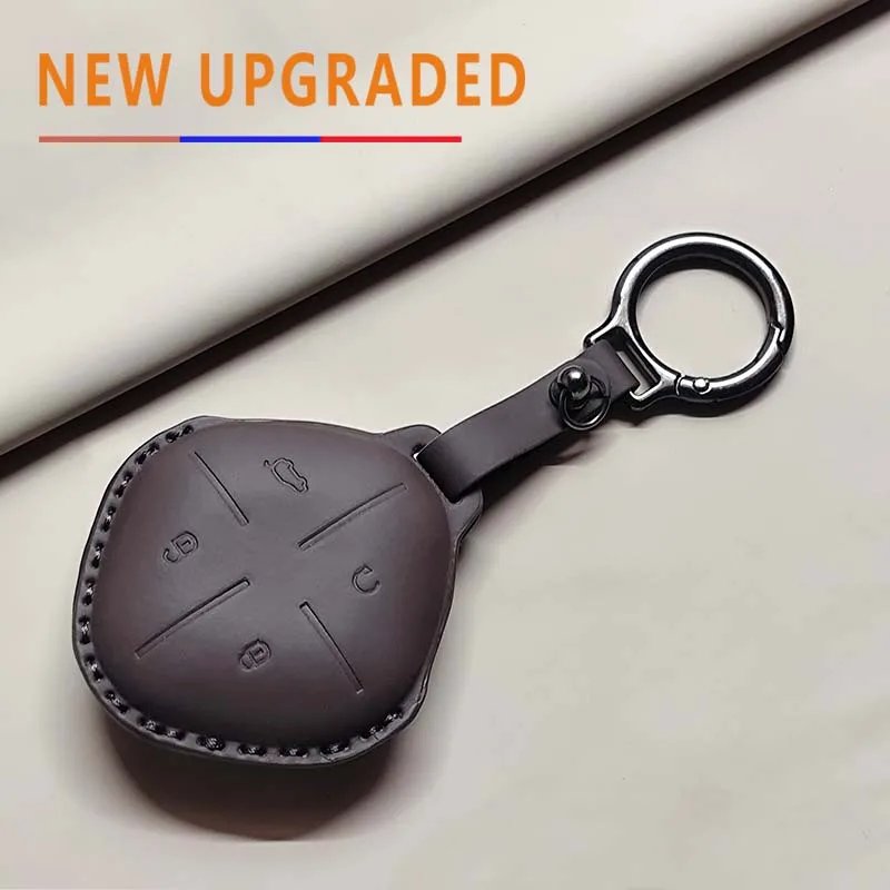 Luxury Leather Car Key Case for Jetour DASHING X-1 Plus