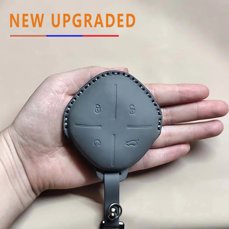 Luxury Leather Car Key Case for Jetour DASHING X-1 Plus