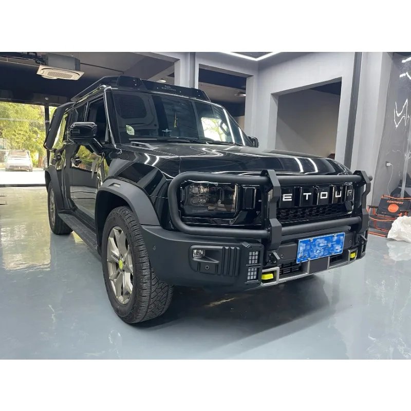 Off-Road Black Bull Bar for Jetour Traveller T2 Bumper