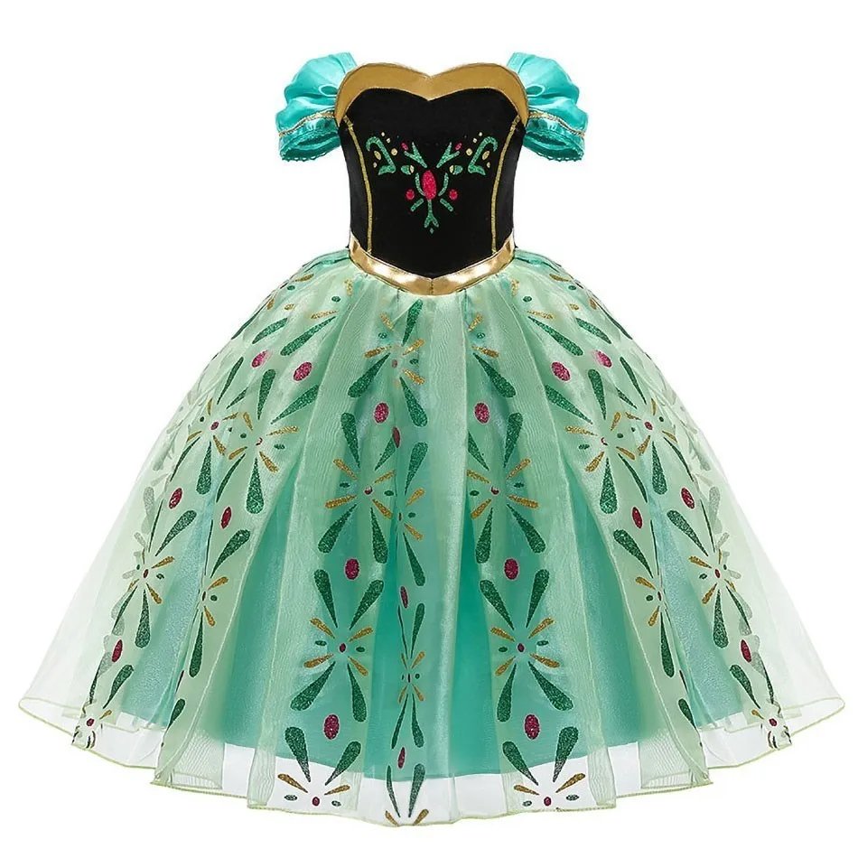 Princess Dress for Girls - Cinderella, Elsa, Anna, & More (2-10)