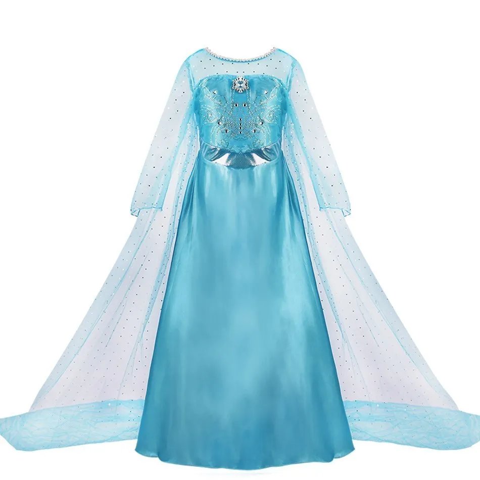 Princess Dress for Girls - Cinderella, Elsa, Anna, & More (2-10)